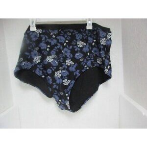 Adore Me  Women's Baylie Contour Swim Bottoms Blueprint Blooms Size 2X NWOT!!!